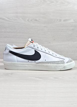Кожаные мужские кроссовки nike blazer low 77 vintage оригинал, размер 45