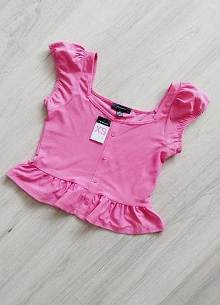 Новый топ воланами