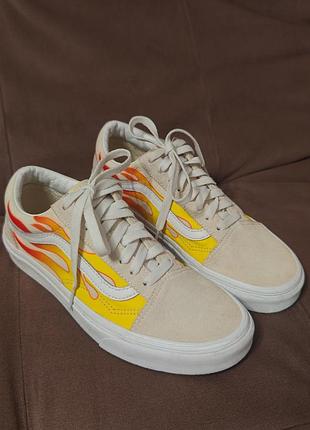 Кеды кроссовки vans яркие замшевые