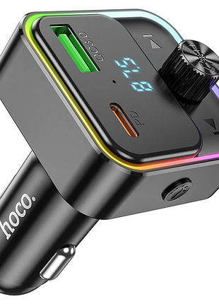 Fm-модулятор hoco e81 fantasy pd30w+qc3.0 1*usb+1*type-c btv5.0