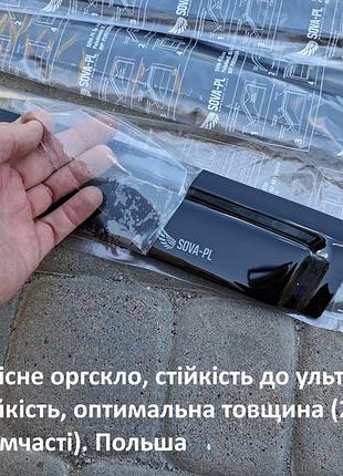 Дефлектори вікон (вітровики) renault megane 3 універсал 2008-2015, 4 шт