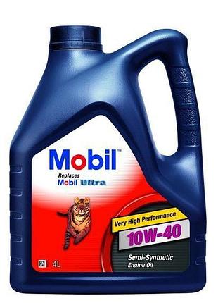 Моторное масло mobil ultra 10w40, 4л mobil 152197