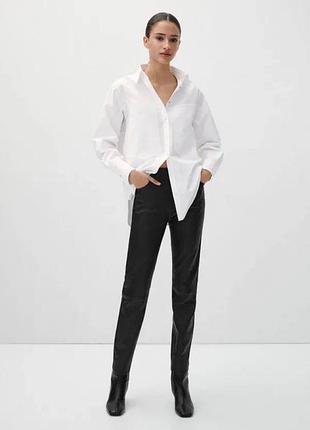 Massimo dutti біла сорочка белая плотная рубашка