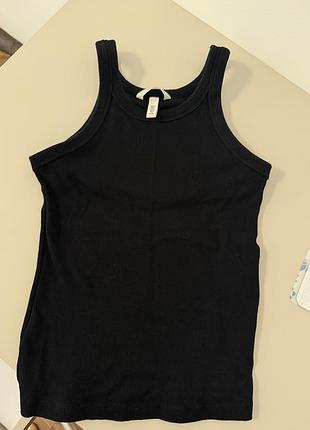 Чорна майка h&m