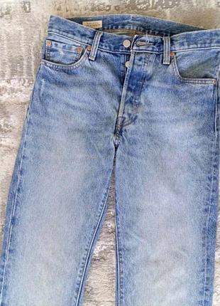 Джинси чоловічі levi's premium прямі світло-сині