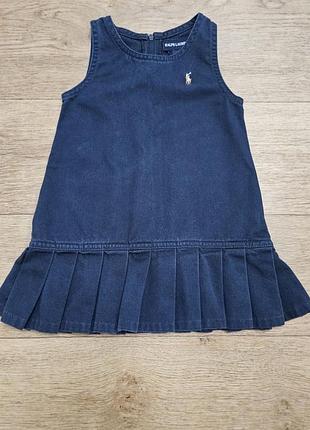Джинсова сукня polo ralph lauren 18m / 86 см