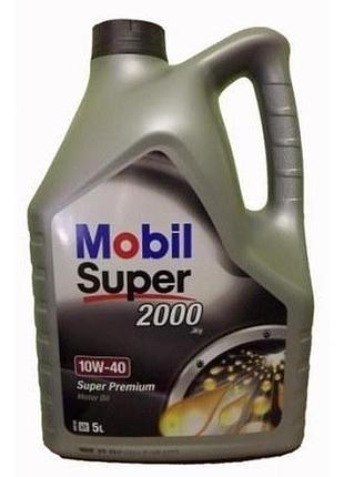 Моторное масло mobil super 2000 x1 10w40, 5л mobil 150563