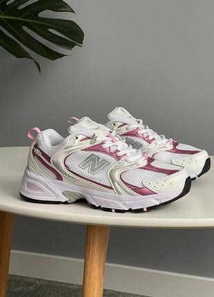 😍 женские кроссовки new balance 530 white pink mr530pk