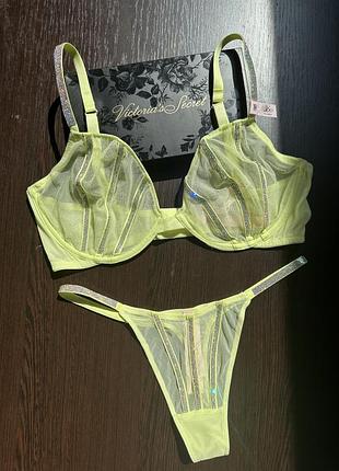 Комплект victoria’s secret стрази камні