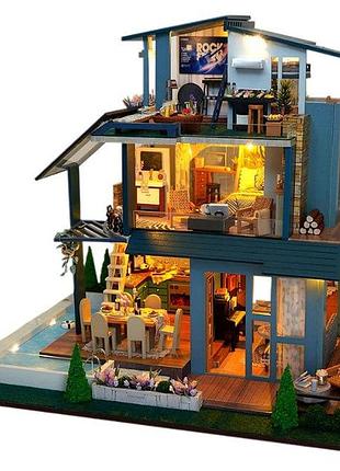Румбокс вілла сонячний ліс diy house roombox sunshine forest інтер'єрний конструктор tb-28