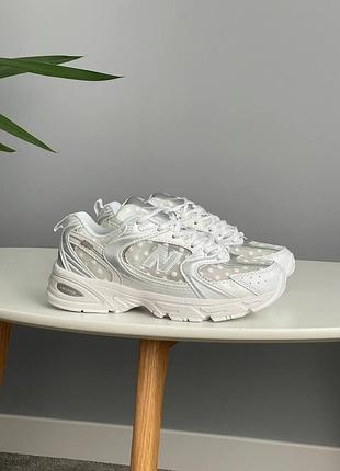 😍 женские кроссовки new balance 530 silver polka dots grey u530hfw