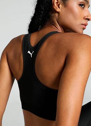 Жіночий спортивний топ puma в чорному кольорі