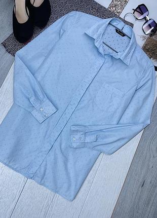 Літня сорочка massimo dutti s бавовняна сорочка жіноча блакитна сорочка з боковими розрізами