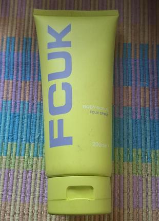 Скраб для тела fcuk spirit body scrub 200 ml (веганский).