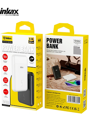 Повербанк power bank inkax pb-09 5000mah
