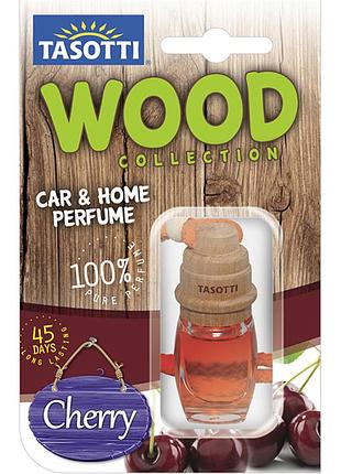 Ароматизатор для авто пробка "wood" cherry (вишня) 7мл tasotti