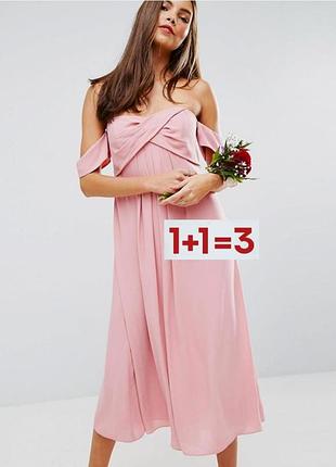 1+1=3 🎁 невероятно нежное платье миди от asos