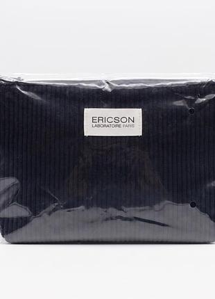 Стильная черная вельветовая косметичка ericson laboratoire