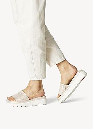 Шлепанцы tamaris comfort кожа