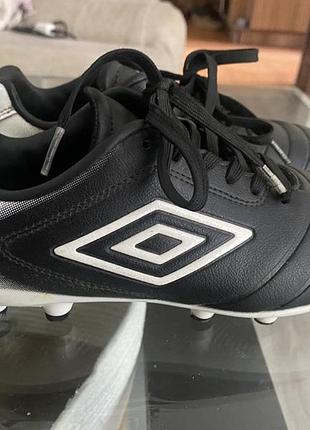 Копочки, бутси umbro calcio fg black/white