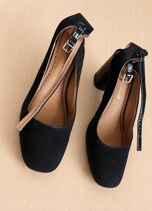 Замшеві жіночі туфлі next forever comfort розмір 39