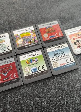 7 картриджей одним лотом (nintendo ds)