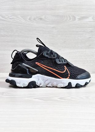 Женские спортивные черные кроссовки nike react vision оригинал, размер 38