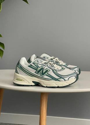 Мужские кроссовки new balance 740v2 white marsh green
