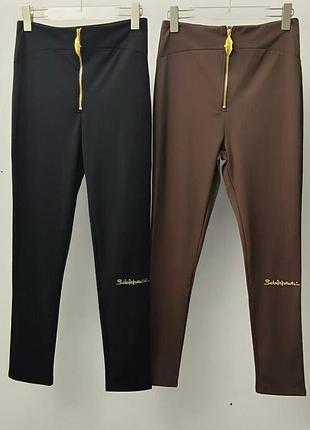 Эксклюзивные леггинсы schiaparelli с акцентной фурнитурой