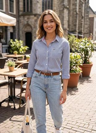 Жіноча сорочка в смужку hollister m