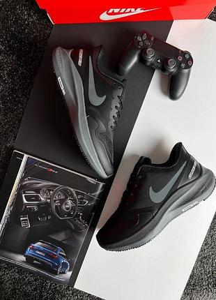 Чоловічі кросівки nike air zoom winflo 8 shield black  grey