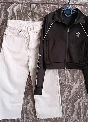 Джинсы zara+спортивная зепка
