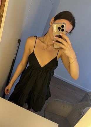 Сукня чорна zara