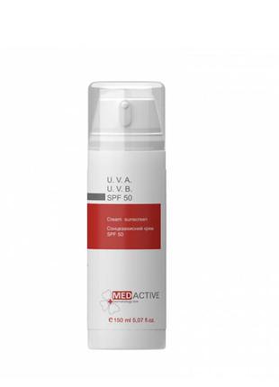 Сонцезахисний крем spf 50 u.v.a./u.v.b. для обличчя та шиї, 150 мл