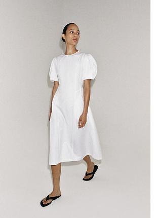 Zara сукня міді , м