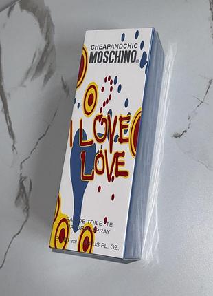 Парфуми жіночі moschino i love love шлейфові парфуми духи