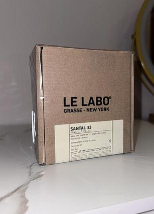 Парфуми нішеві духи le labo розкішний аромат ✨santal 33✨