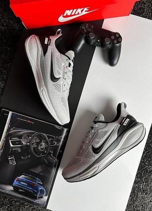 Чоловічі кросівки nike  zoom x react light grey black