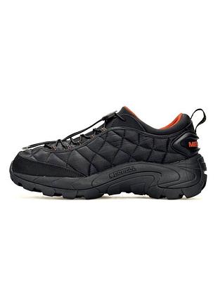 Теплі кросівки чоловічі merrell ice cap moc, чорні кросівки водовідштовхуючі, осінь-зима