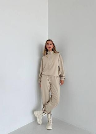 Костюм двунитка графит