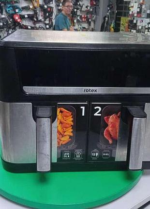 Мультиварка б/у rotex rom1210-2xl multifry duo