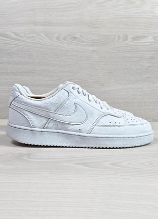 Чоловічі білі повсякденні кросівки nike court vision low next nature оригінал, розмір 46