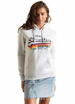 Худі толстовка superdry з логотипом светр кофта