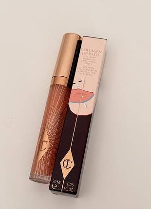 Колагеновий блиск для губ charlotte tilbury collagen lip bath (refresh rose)