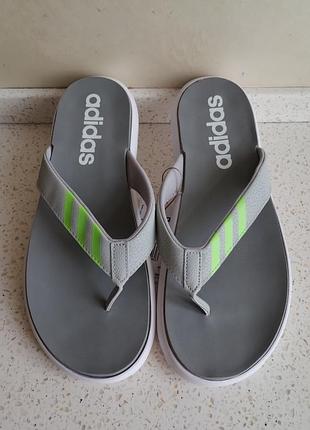 Новые мужские шлепанцы вьетнамки adidas comfort flip flop