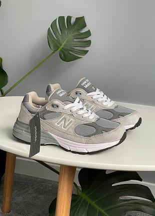 😍 женские кроссовки new balance 993 made in Ausa «grey white’