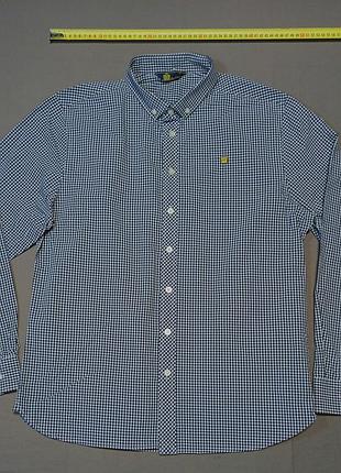 Комір 43 см  admiral size l картата  сорочка 100%  cotton 
гудзики брендовані