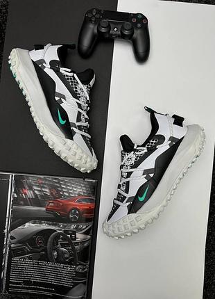 Чоловічі кросівки nike acg mountain fly low white black mint
