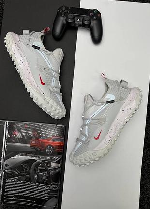 Чоловічі кросівки nike acg mountain fly low grey