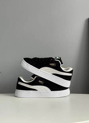 Кроссовки женские puma suede xl black white